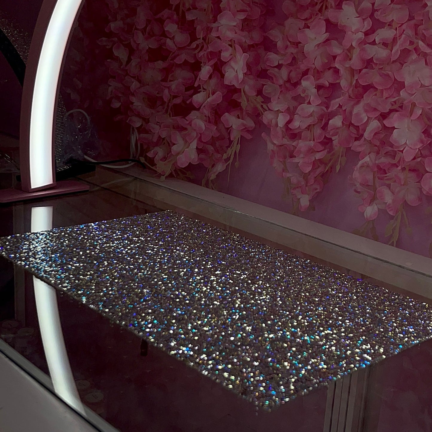 BLING MAT - AB 01 | Sparkling Photo Prop and Nail Setup Accessory - JTessentials