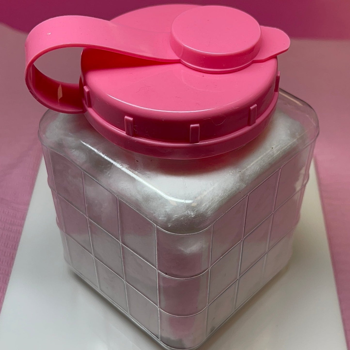 Cotton Ball Jar•Pink• - JTessentials