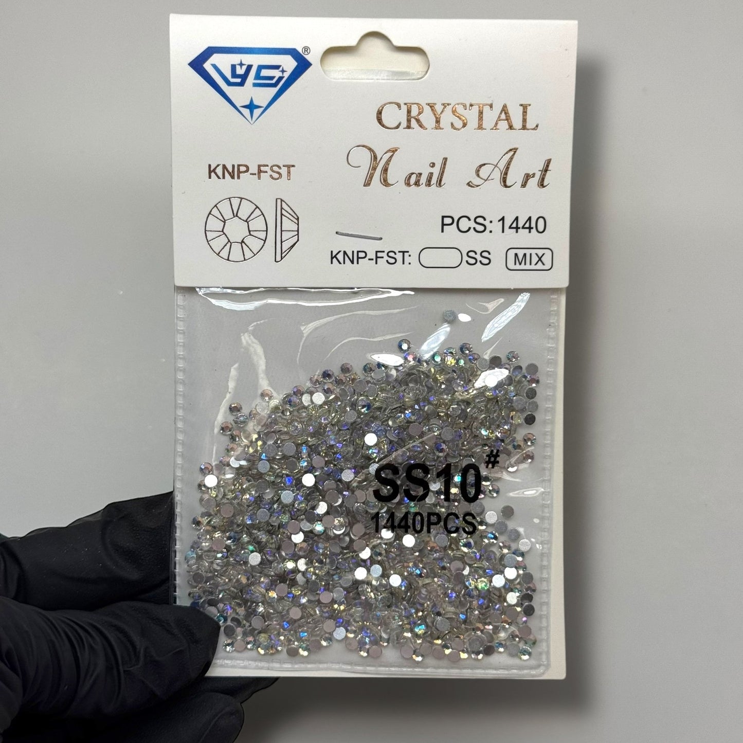 Crystal ss10 AB BLUE - 1440 pcs rhinestone pack - JTessentials