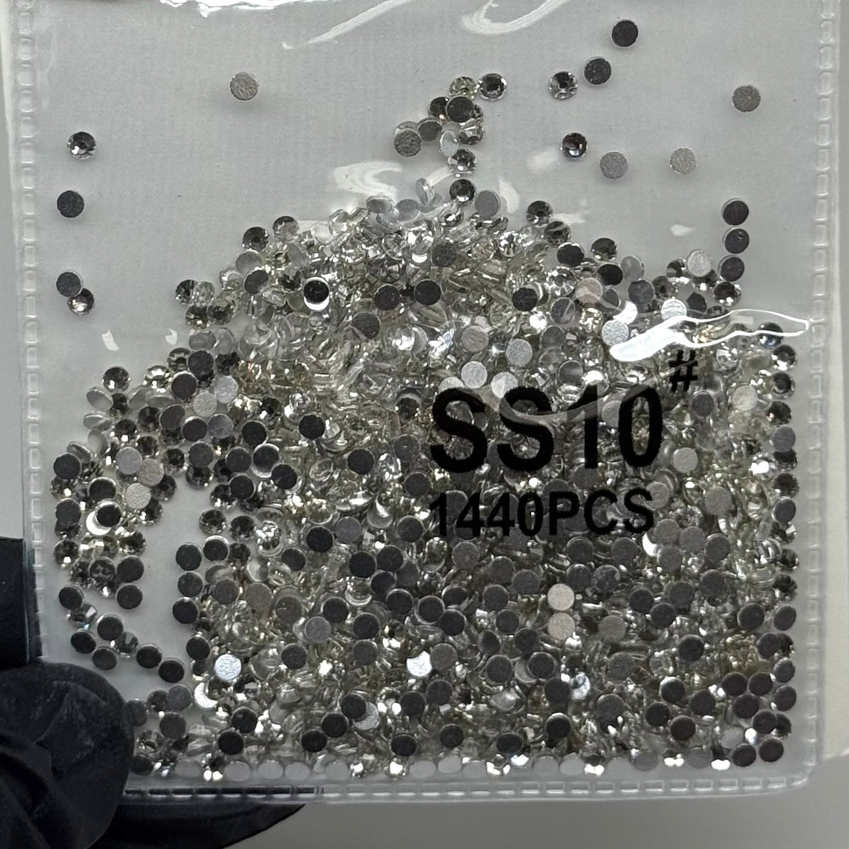 Crystal ss10 SILVER 1440 pcs rhinestone pack - JTessentials