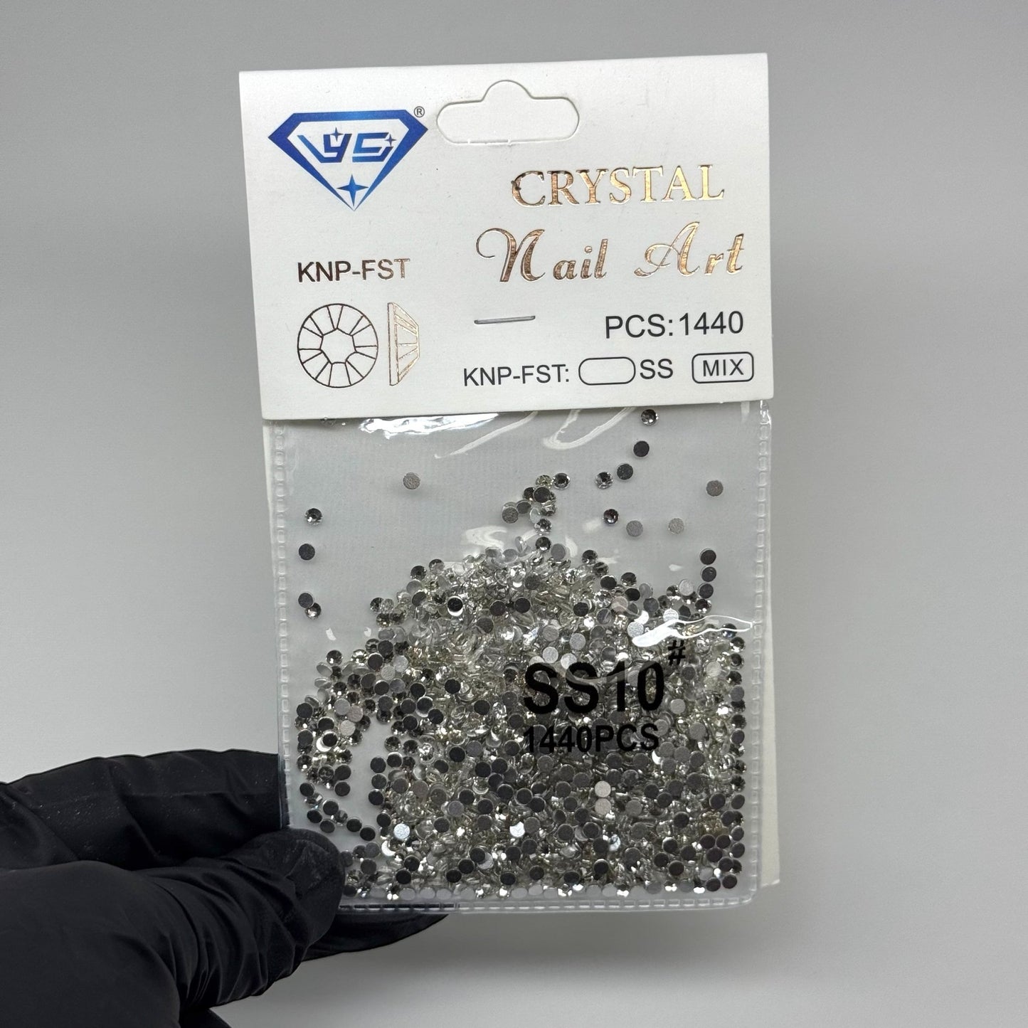 Crystal ss10 SILVER 1440 pcs rhinestone pack - JTessentials