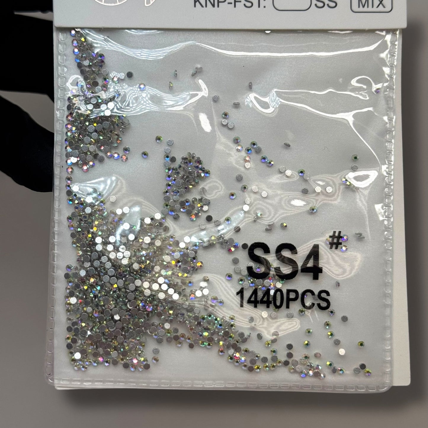 Crystal ss4 - AB 1440 rhinestone pack - JTessentials