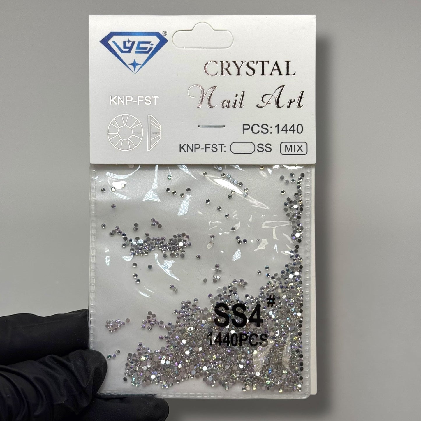 Crystal ss4 - AB BLUE 1440 rhinestone pack - JTessentials