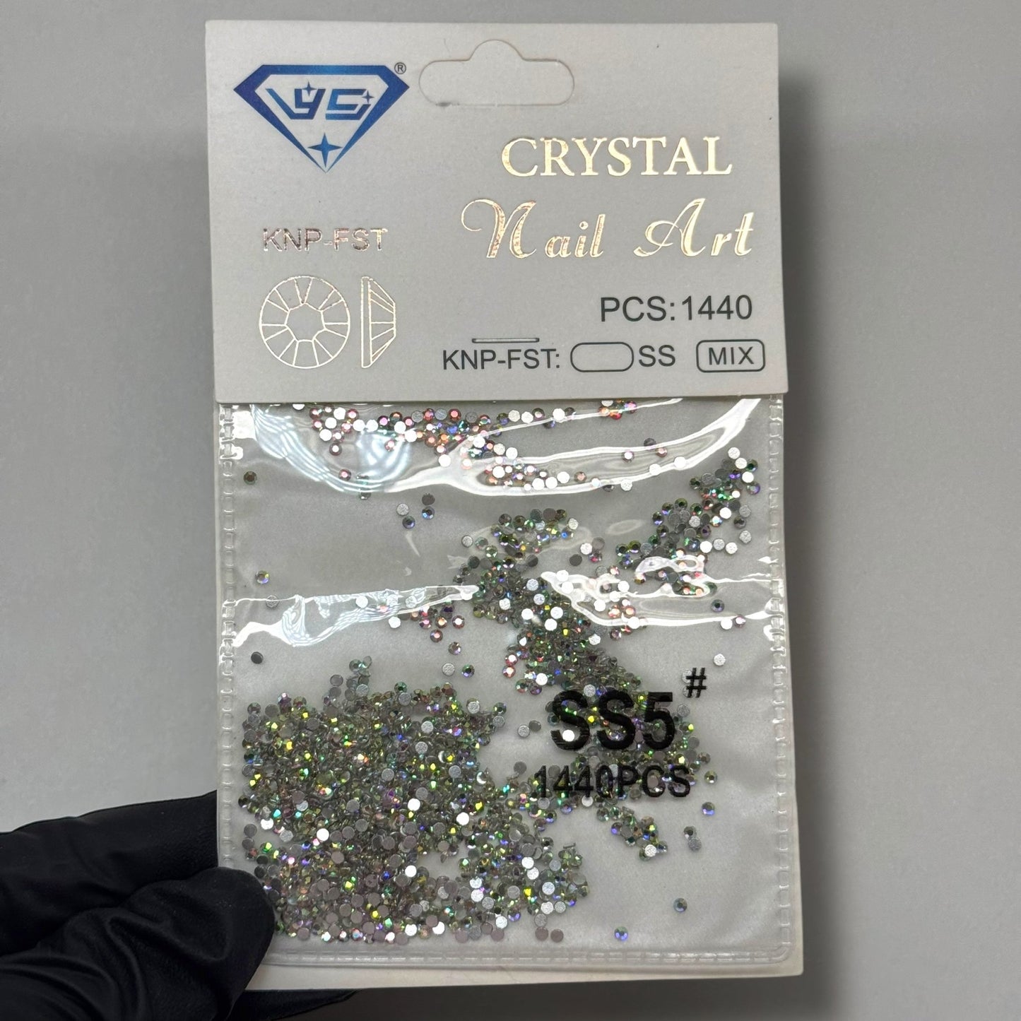 Crystal ss5 - AB 1440 rhinestone pack - JTessentials