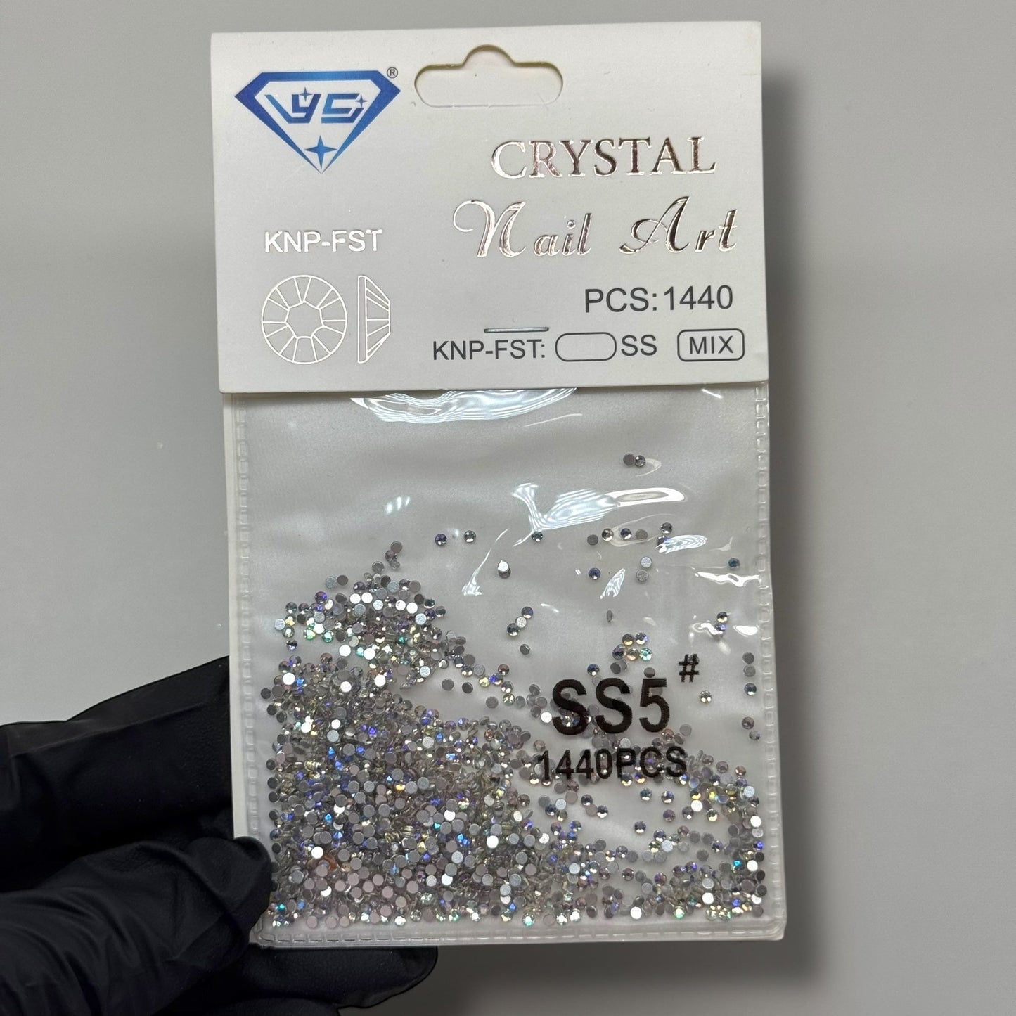 Crystal ss5 AB BLUE 1440 rhinestone pack - JTessentials