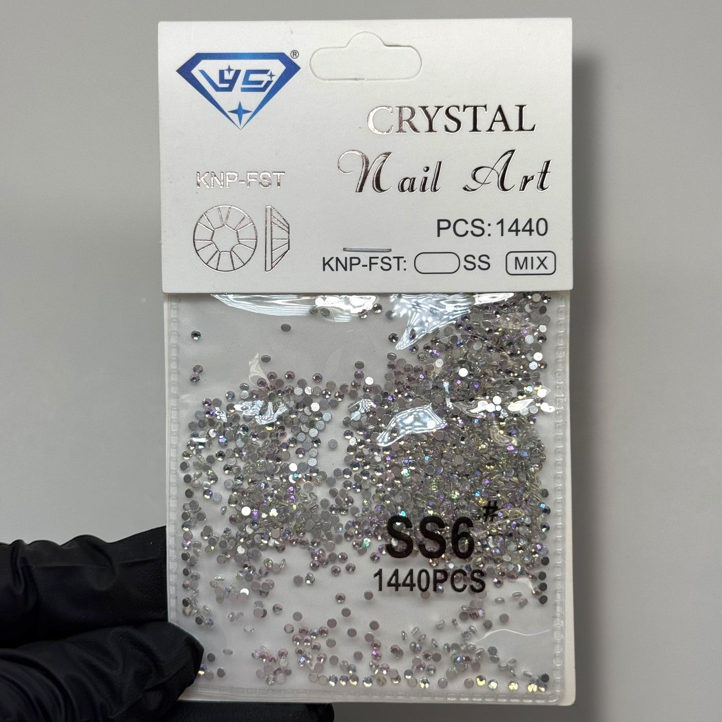 Crystal ss6 - AB BLUE 1440 rhinestone pack - JTessentials