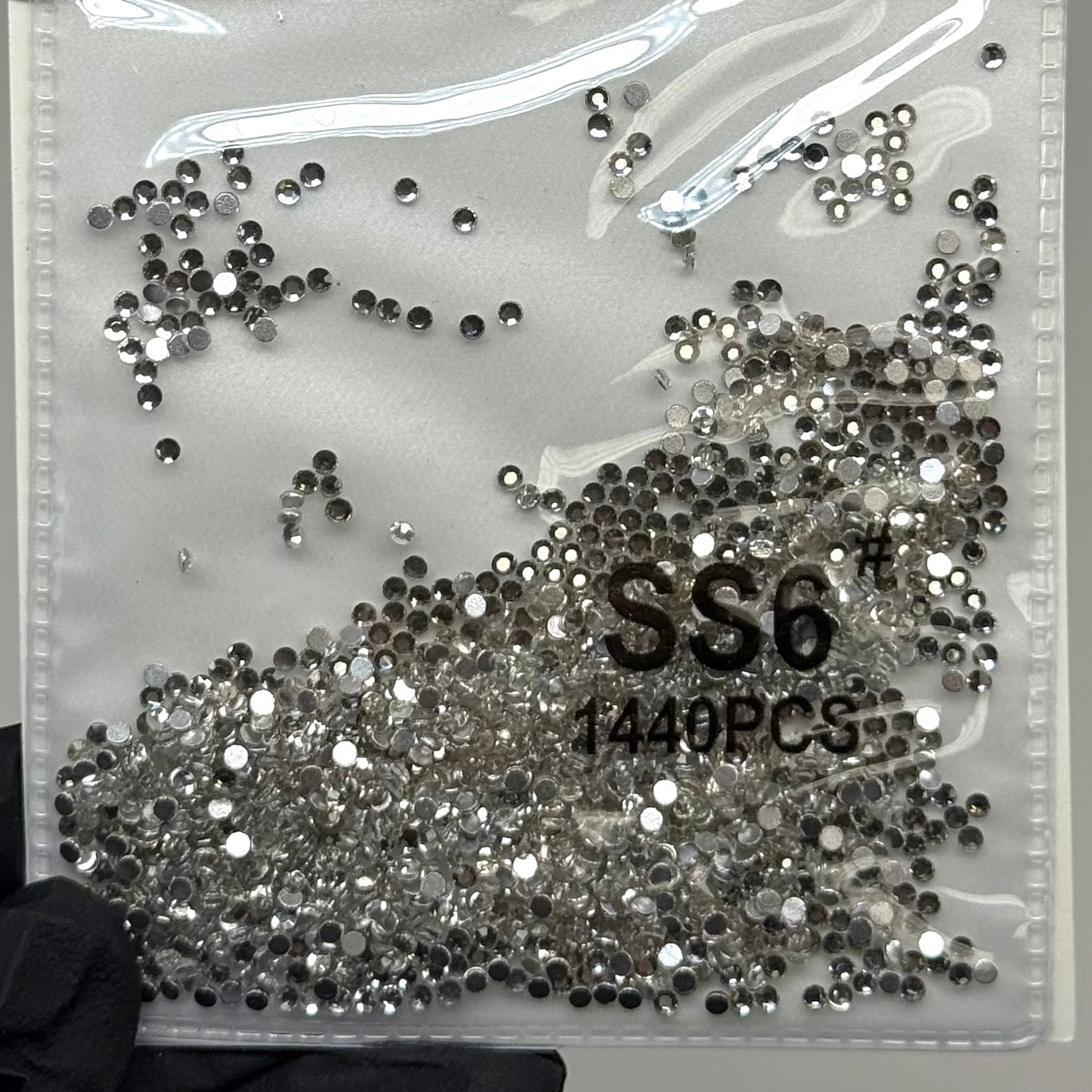 Crystal ss6 SILVER 1440 rhinestone pack - JTessentials