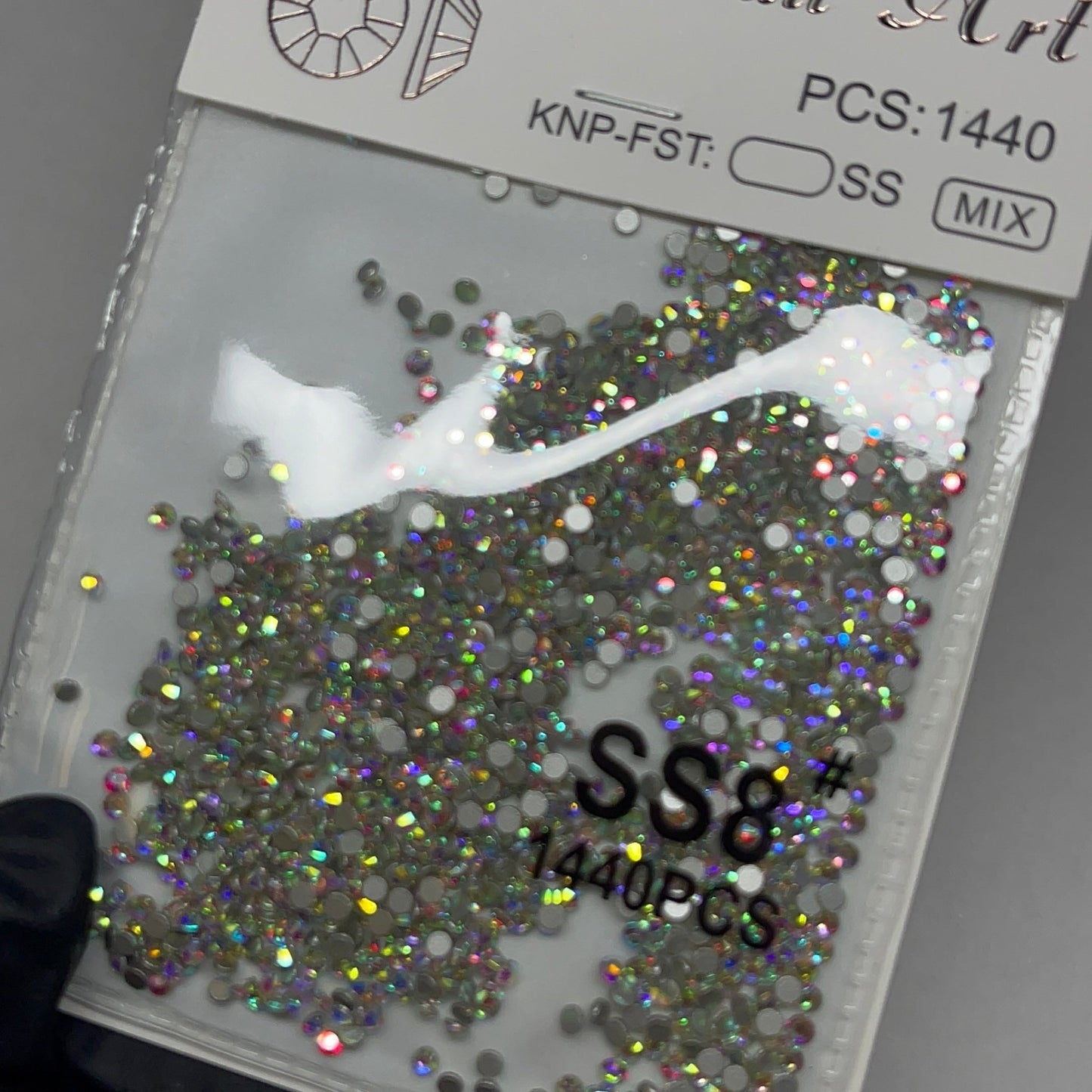 Crystal ss8 AB 1440 rhinestone pack - JTessentials