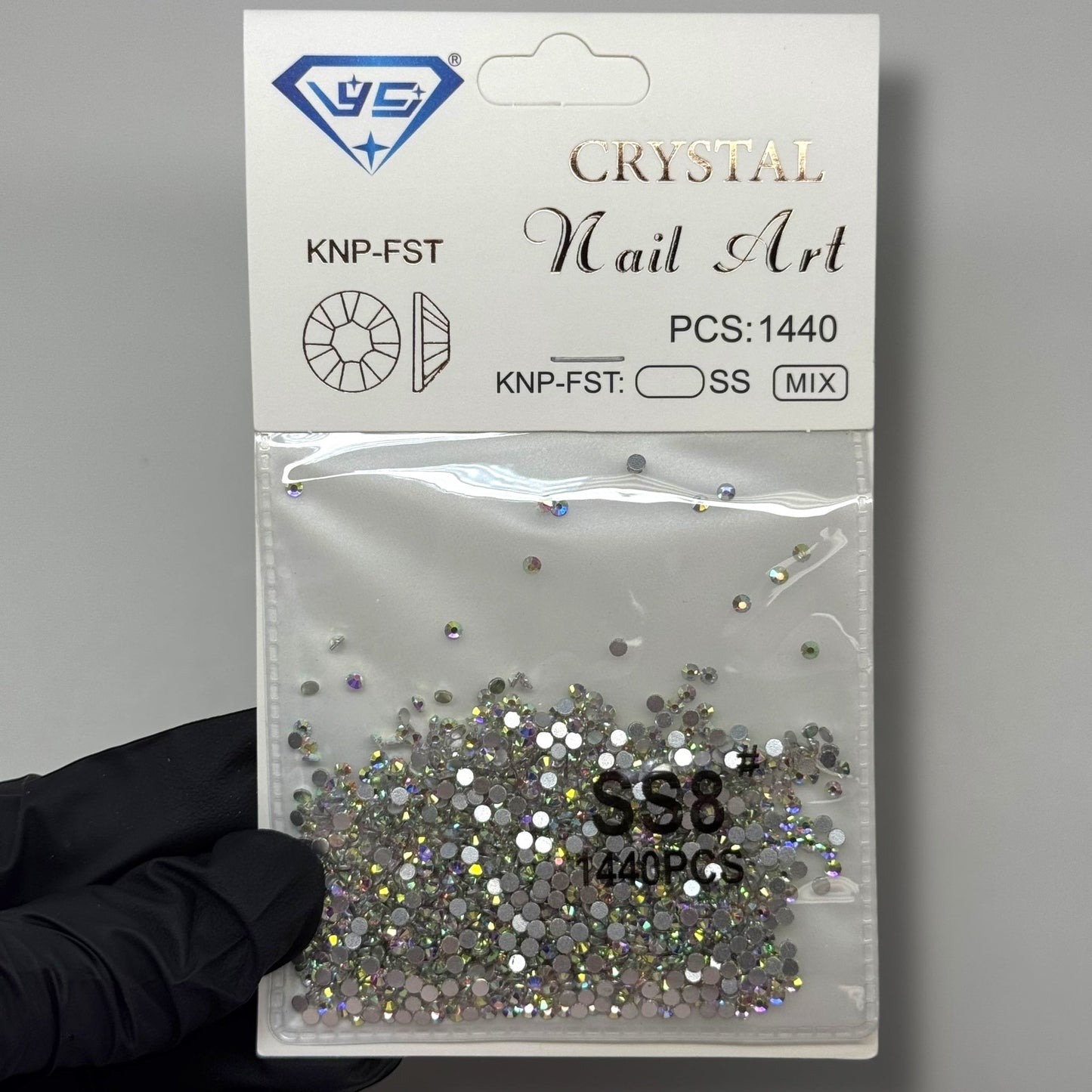 Crystal ss8 AB 1440 rhinestone pack - JTessentials