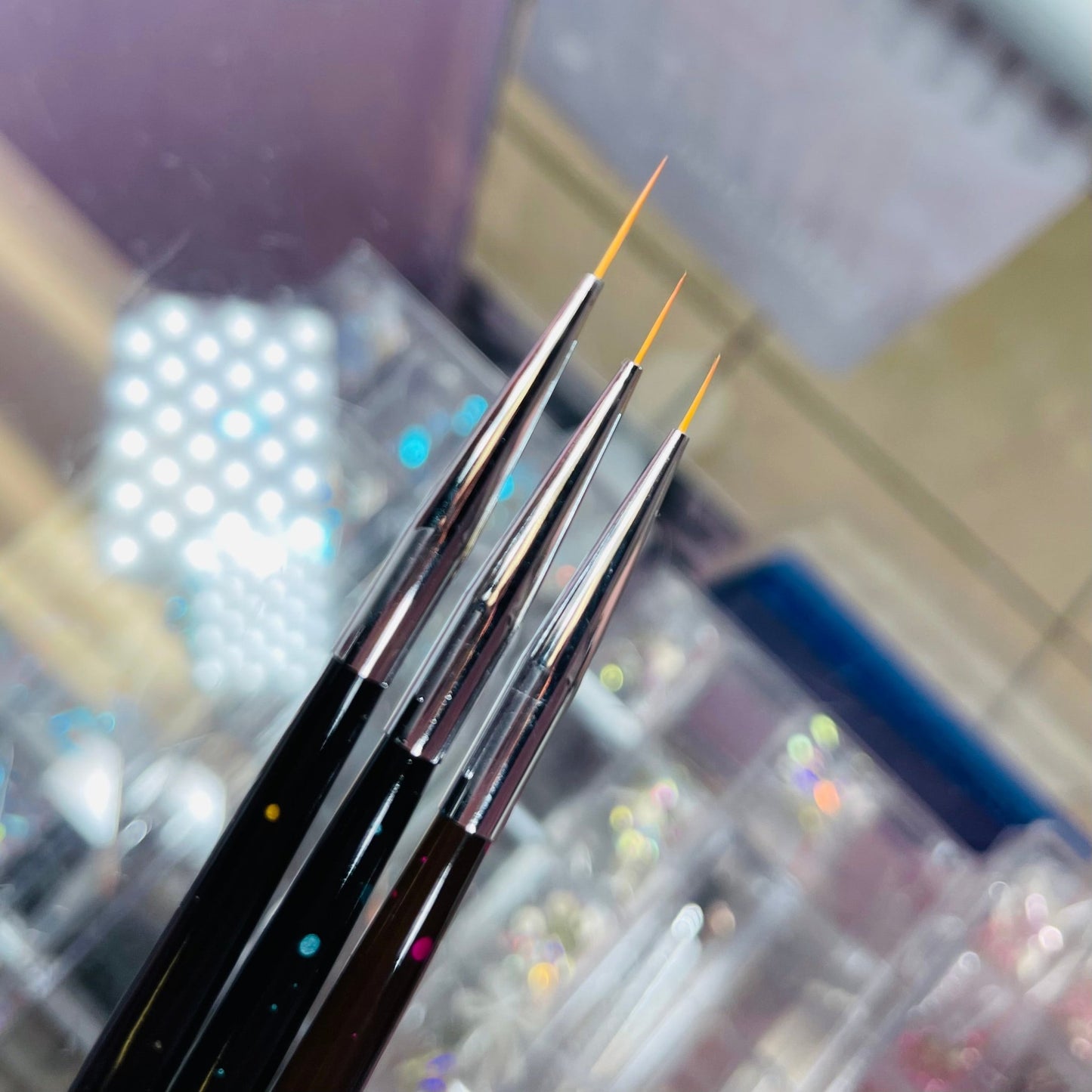 Detail Liner Brushes - 3 pcs black fine - JTessentials