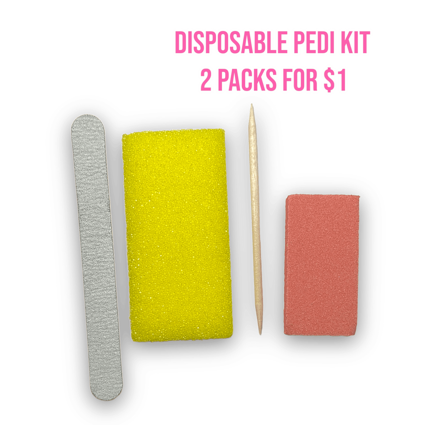 Disposable Pedicure Kits (2 Packs) - JTessentials