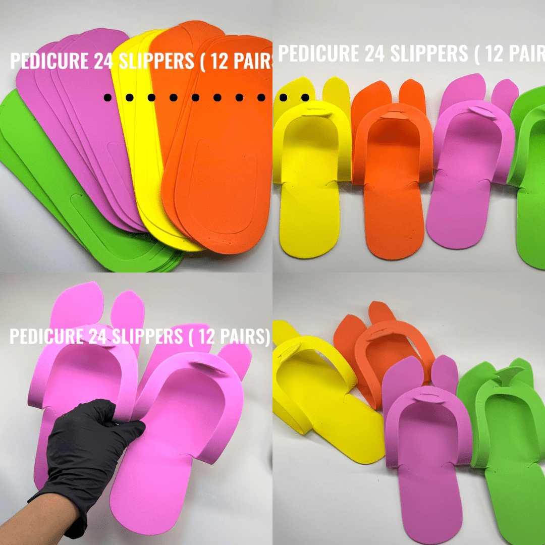 Disposable Pedicure Sandals – 12 Pairs for Professional & Home Use - JTessentials