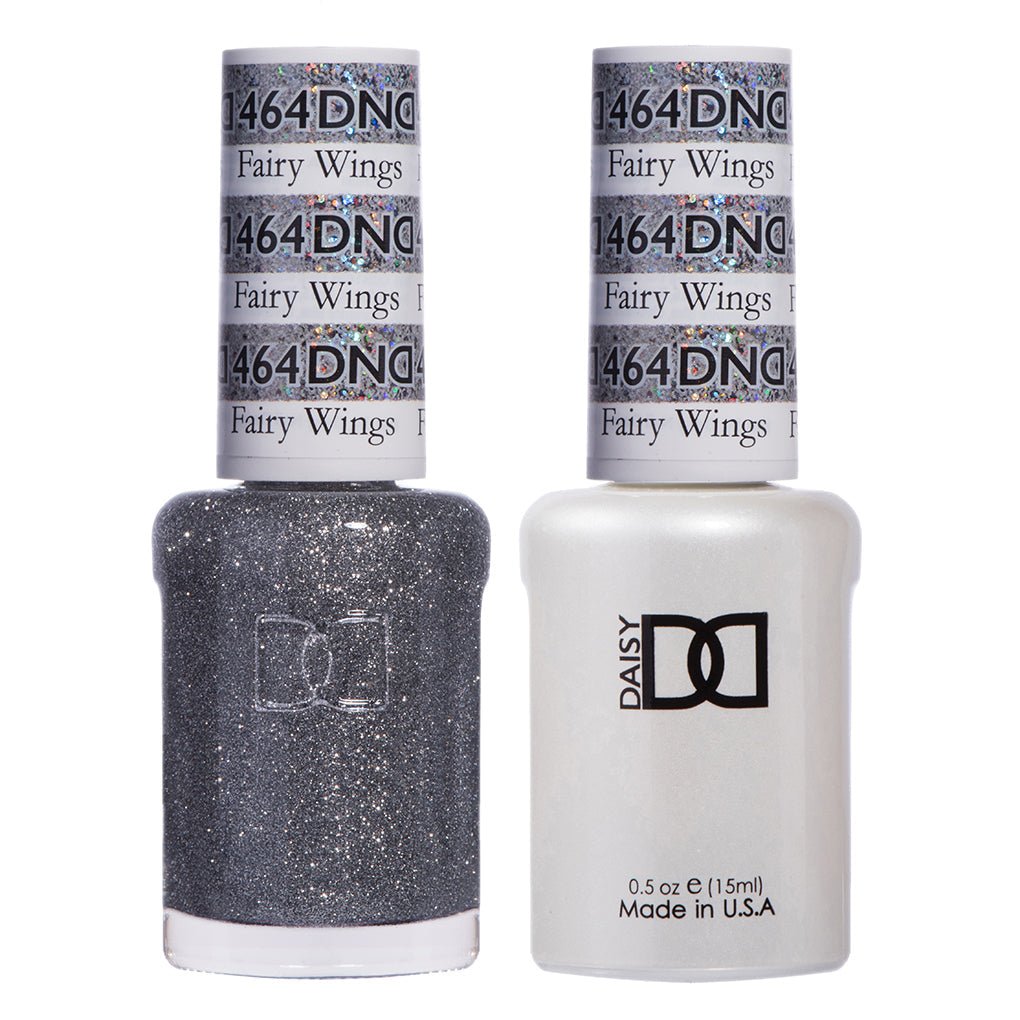DND 464 Fairy Wings – Iridescent Shimmer Gel & Matching Polish Duo | Dreamy Holographic Sparkle for Nails - JTessentials