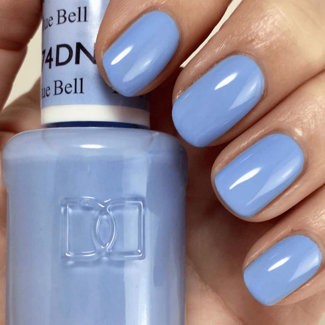 DND 574 Blue Bell – Soft Lavender Blue Gel & Regular Polish Duo | Elegant Pastel for Every Season - JTessentials