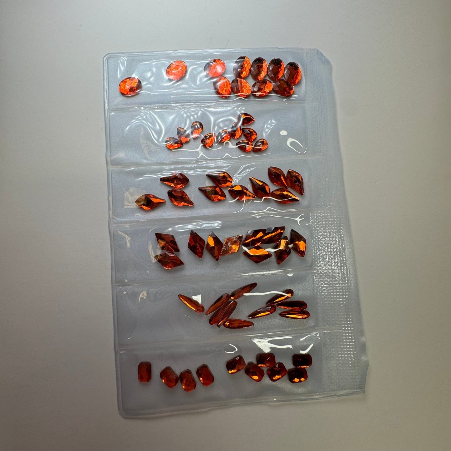 Fall 🍂Rhinestone Shape - 6 grit pack of crystals for nail decoration autum - JTessentials