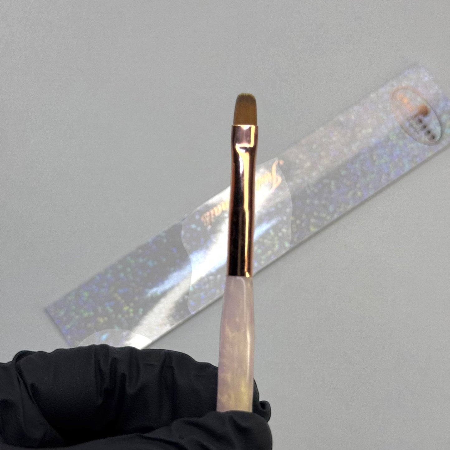 Flat Nail Brush for Clean - Up - 6 Precision Tool for Perfect Manicures - JTessentials