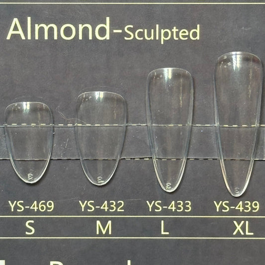 Full Cover Soft Gel Nail Extensions – 15 Sizes Box (Almond - Sculpted ) - JTessentials