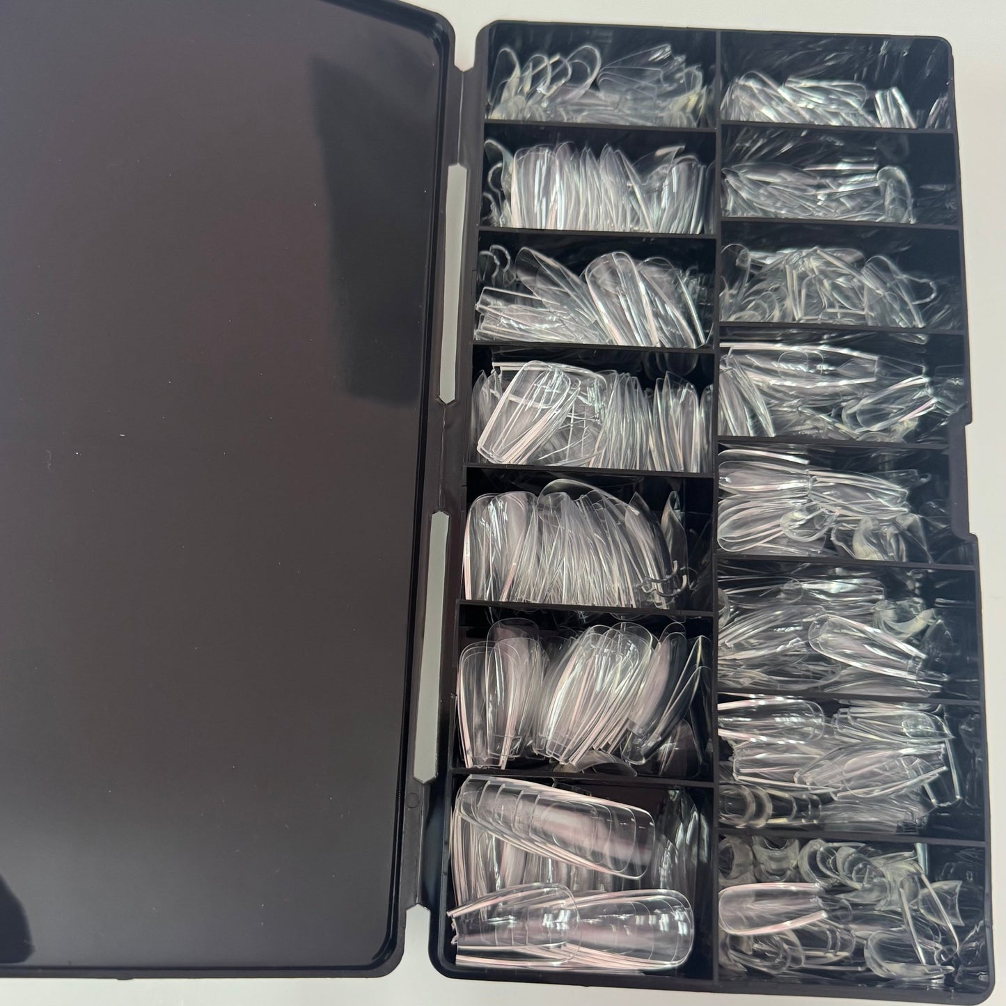 Full Cover Soft Gel Nail Extensions – 15 Sizes Box (Coffin - Natural) - JTessentials