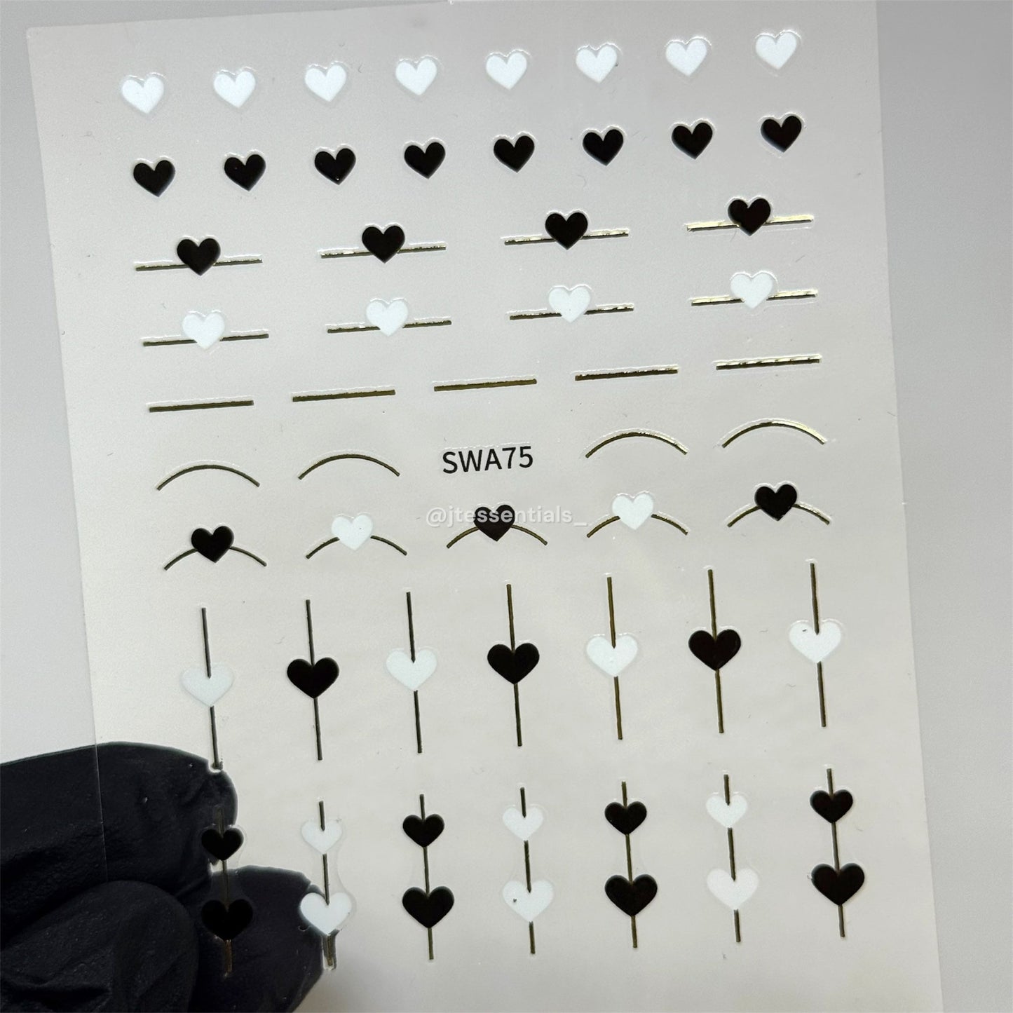 Heart Nail Stickers - SWA75 - JTessentials