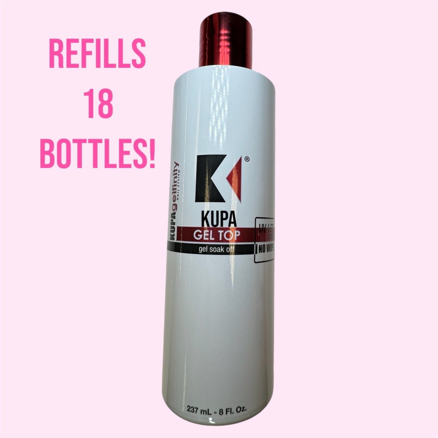 Kupa Refill Bottle - 8oz for Easy Liquid Storage & Dispensing - JTessentials