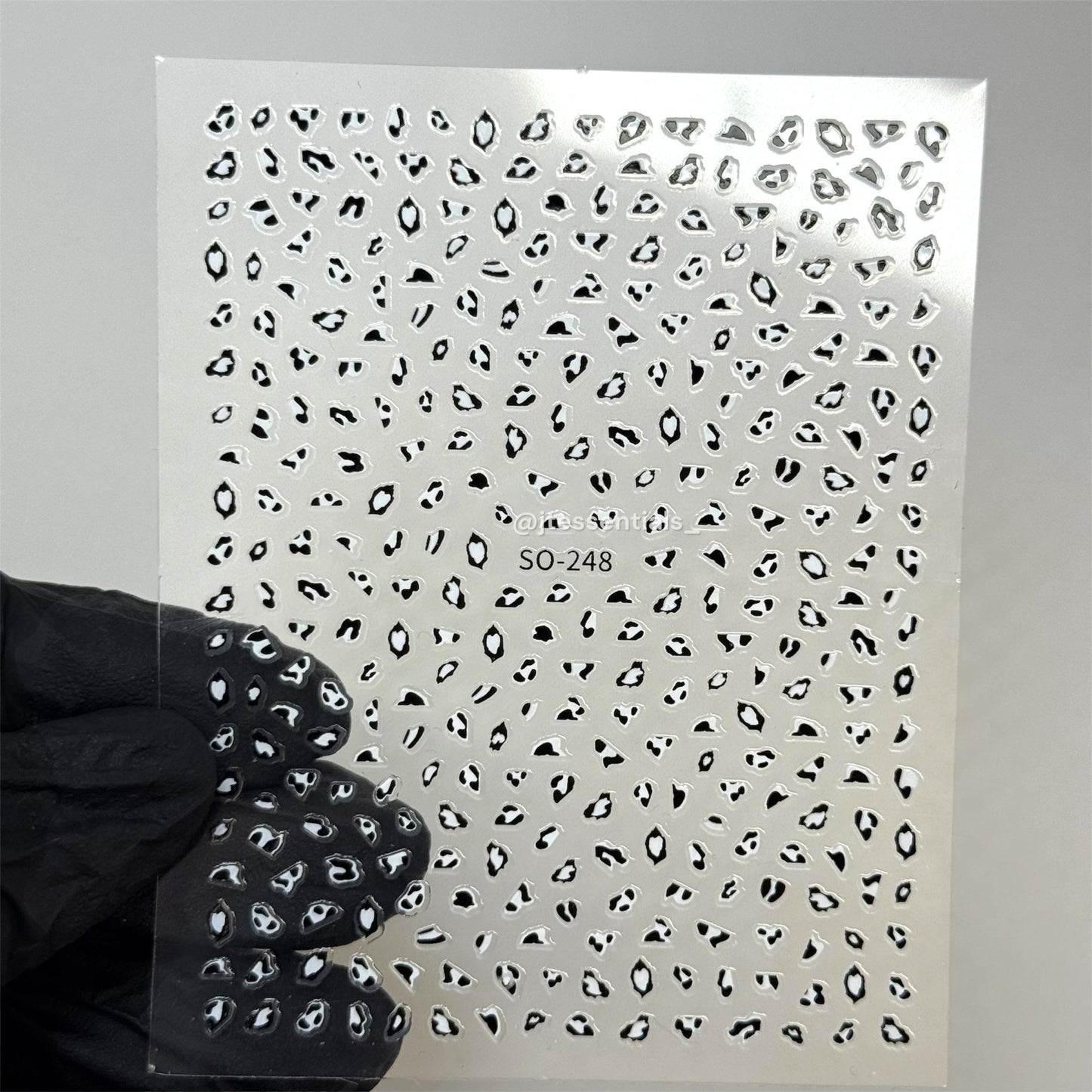 Leopard Print Nail Stickers | Neutral Animal Nails - JTessentials