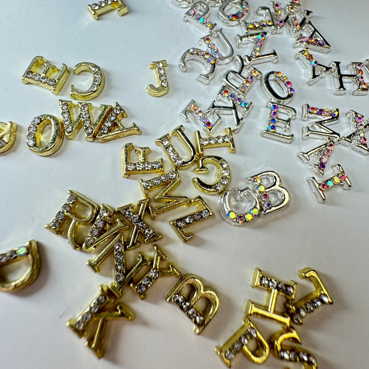LETTER Nail Charms - High - Quality Alphabet Nail Decorations - JTessentials