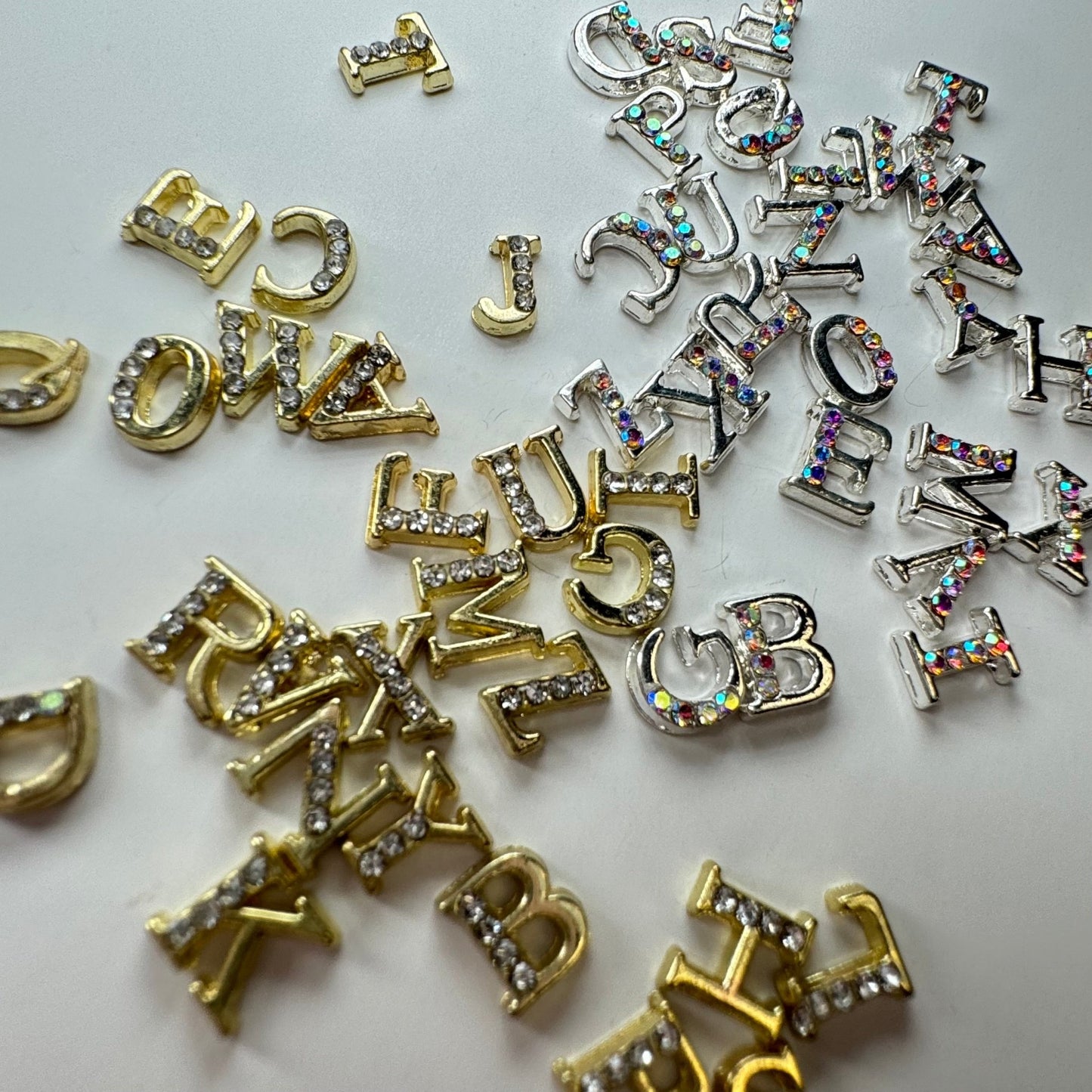 LETTER Nail Charms - High - Quality Alphabet Nail Decorations - JTessentials