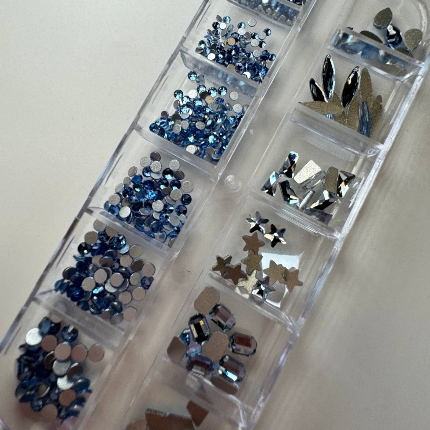 Light Blue Rhinestone Box - High Quality Rhinestone box - JTessentials