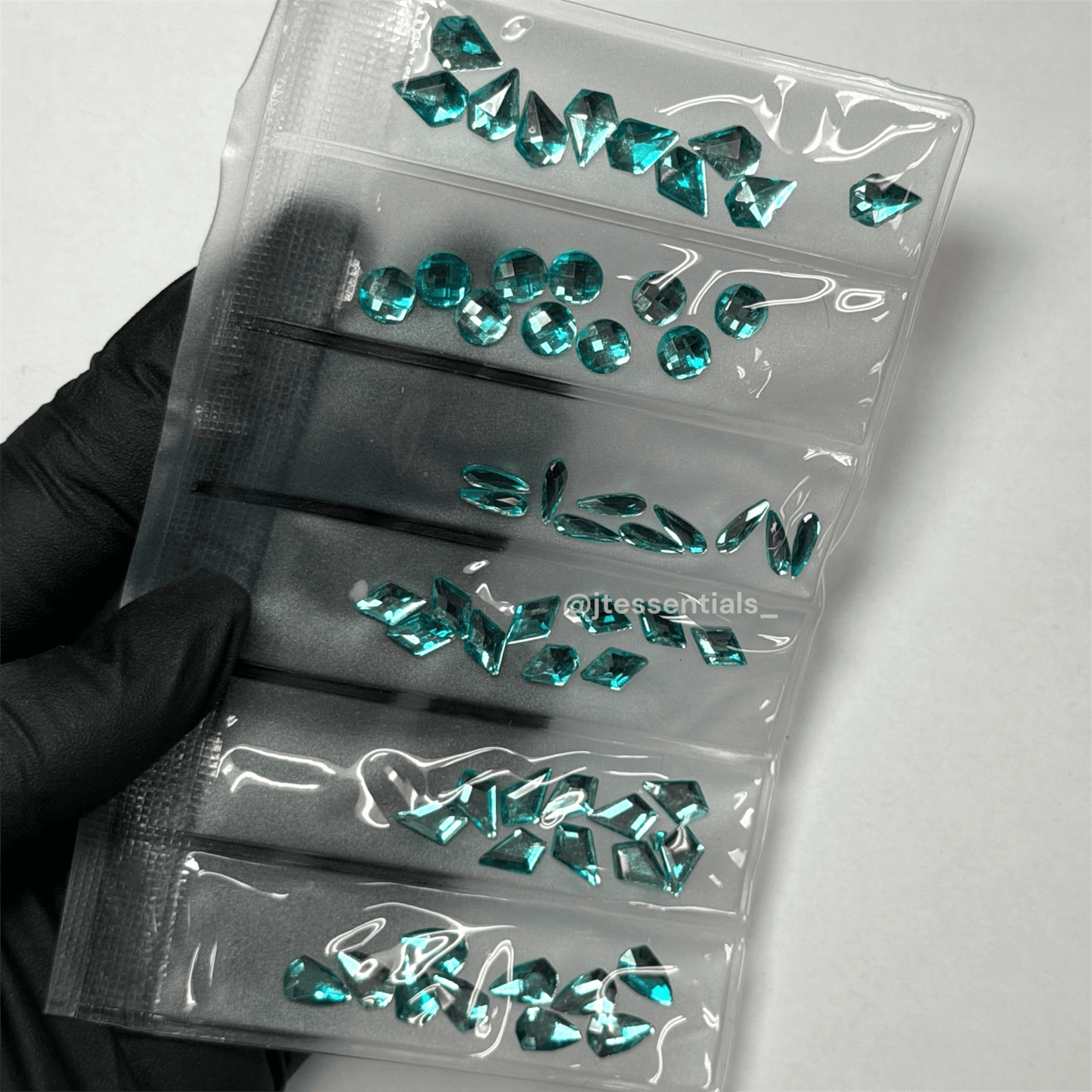 Light blue Rhinestone Shape - 6 grit pack - JTessentials