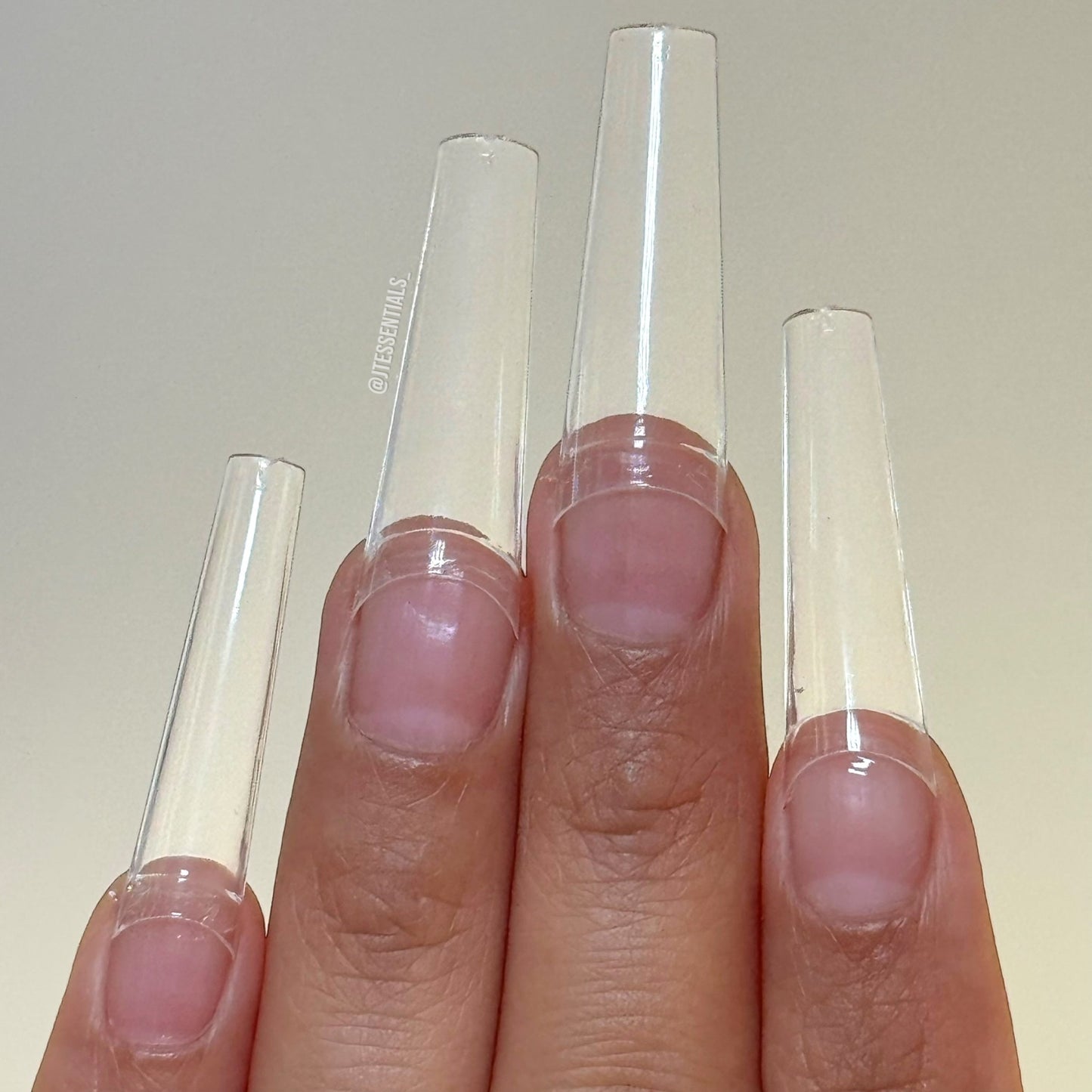 Long Straight Coffin - Nail Tips Box 500 pcs - JTessentials