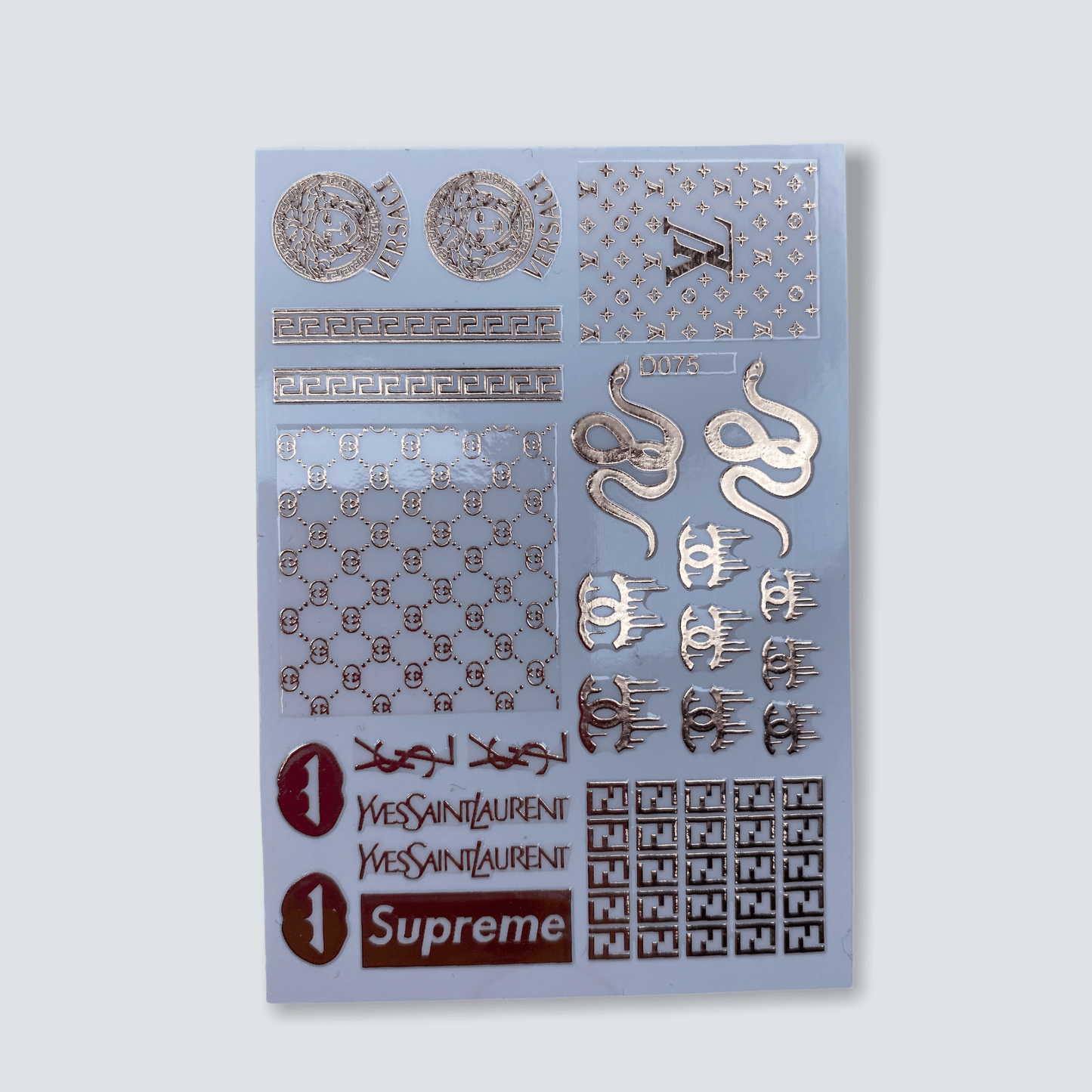 Luxurious Brands Lips & Snake Sticker D075 - 7 - JTessentials