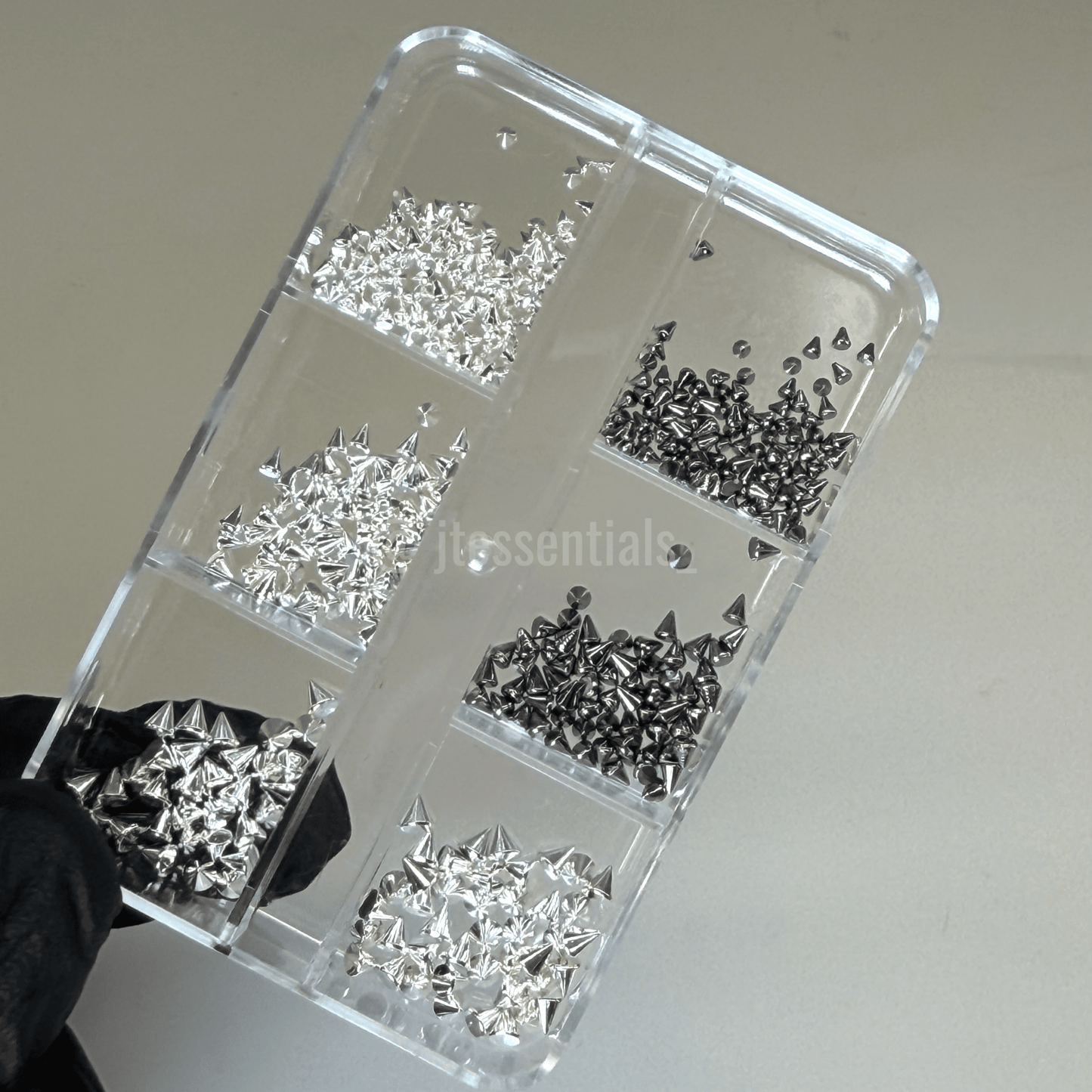 Metal Spike Nail Studs Wheel | Silver - JTessentials