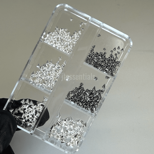 Metal Spike Nail Studs Wheel | Silver - JTessentials