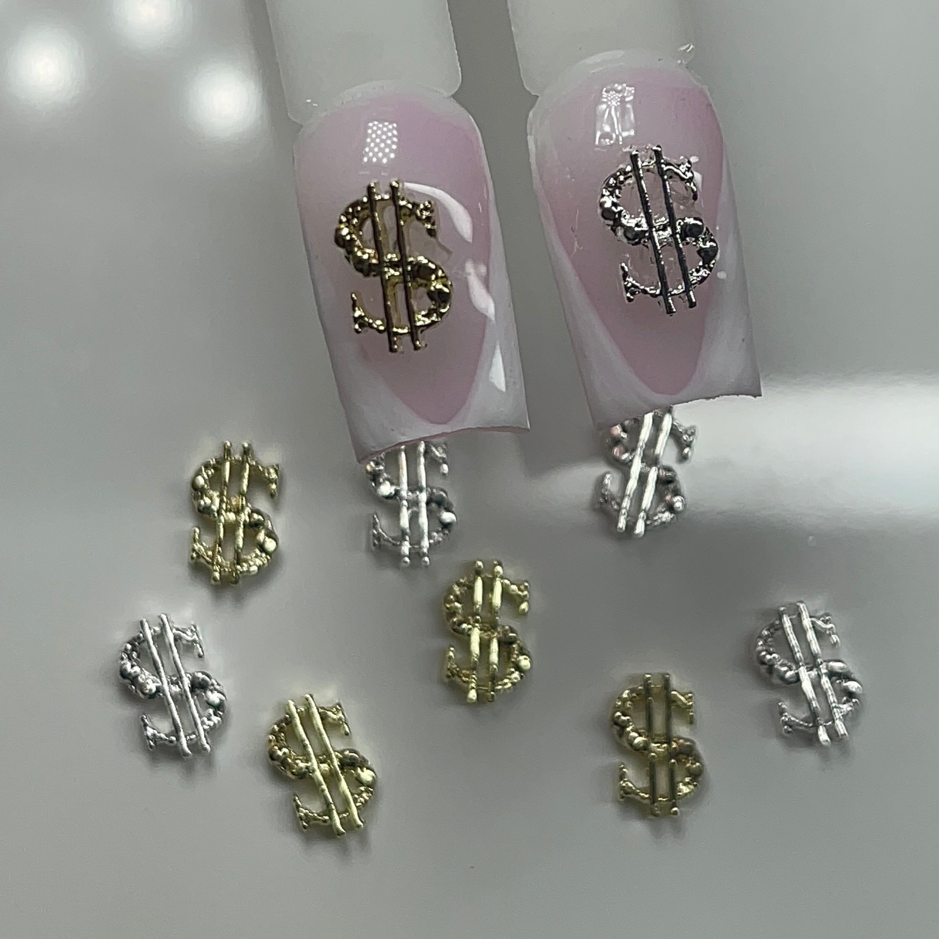 Money sign $ nail charm - JTessentials