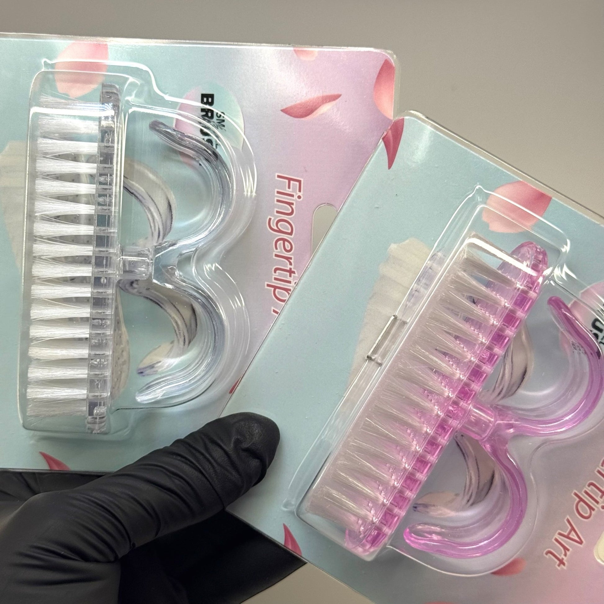 Nail Dust Brush - with handle 1 pc - JTessentials