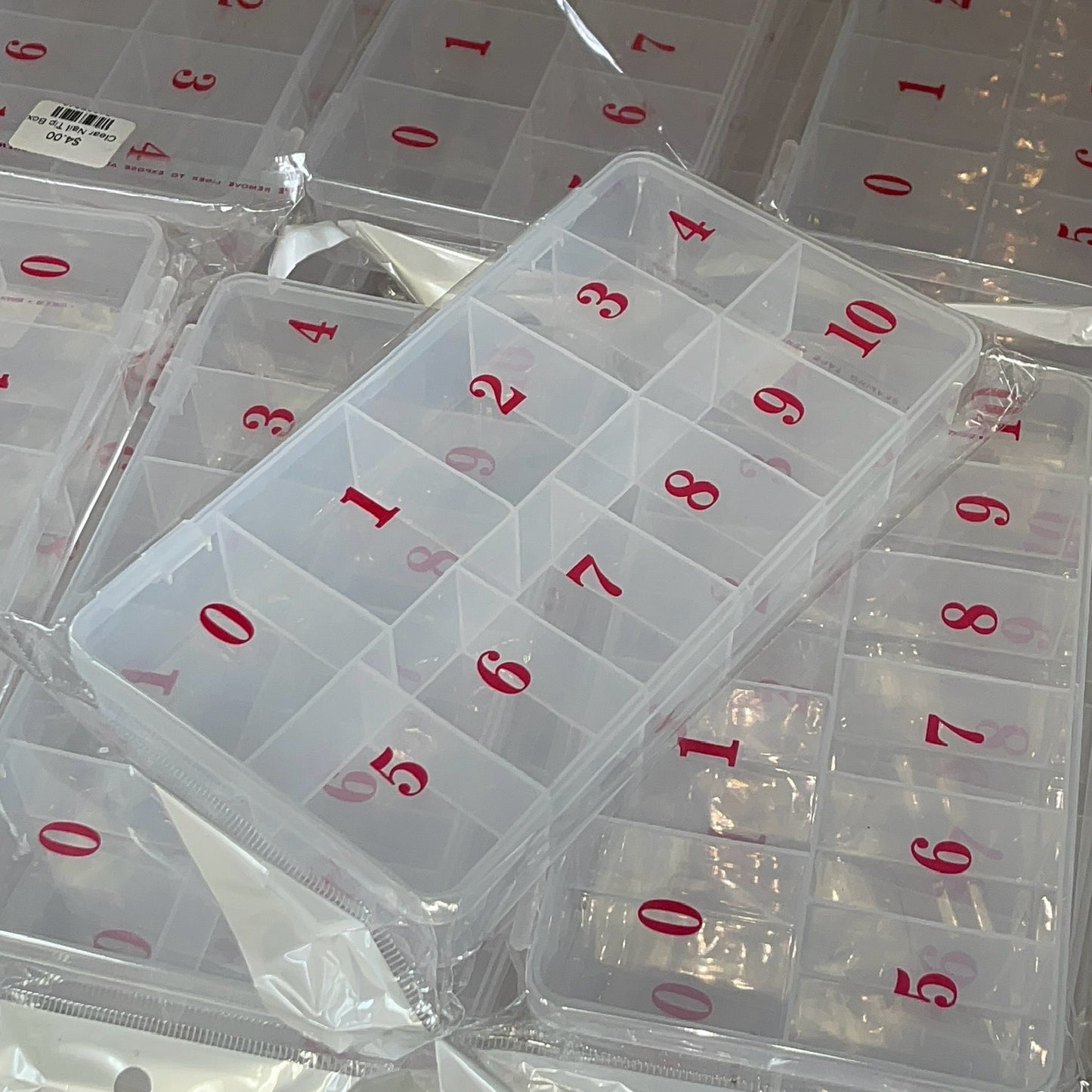 Nail tip Box - nail tips storage - JTessentials