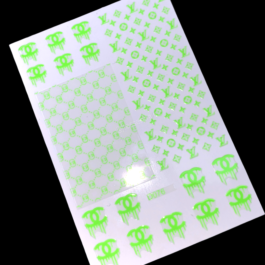 Neon Designer Drip Sticker D076 - 8 - JTessentials
