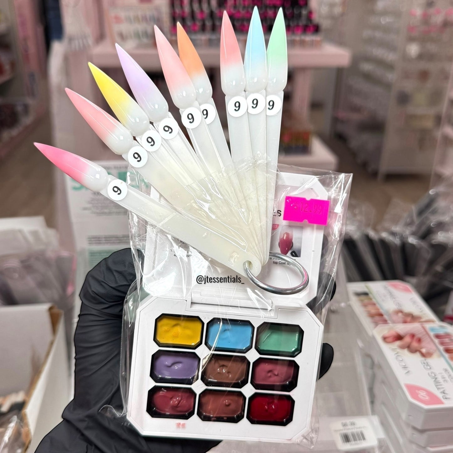 Pat Pat Gel Palette – 9 Color Creamy Nail Art Painting Gel - JTessentials