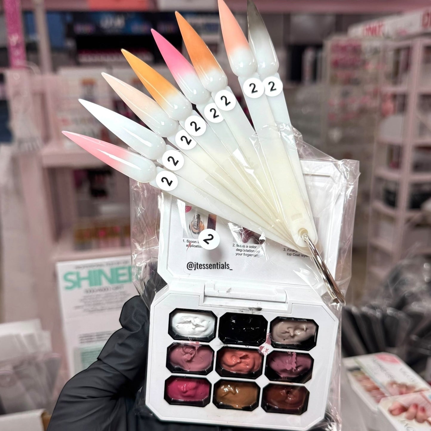 Pat Pat Gel Palette – 9 Color Creamy Nail Art Painting Gel - JTessentials