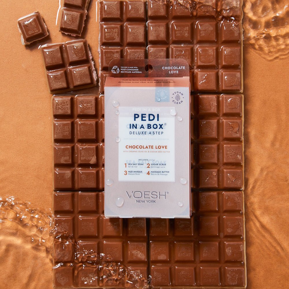 Pedi in a Box – Deluxe 4 - Step Spa Pedicure Kit | Exfoliate, Nourish, Hydrate & Glow - JTessentials
