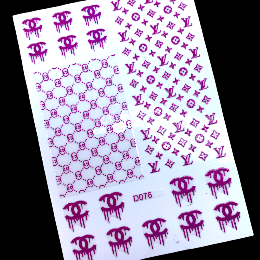 Pink Designer Drip Sticker D076 - 3 - JTessentials