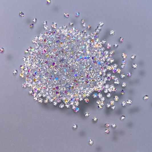Pixie Dust Nail Crystals – Iridescent Micro Rhinestones for Sugar Nails, 3D Design & Crystal Nail Art - JTessentials