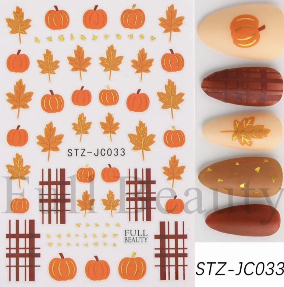 Pumpkin autum fall pattern - JC033 - JTessentials