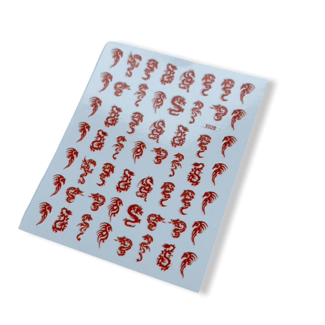 Red Dragon Stickers - JTessentials