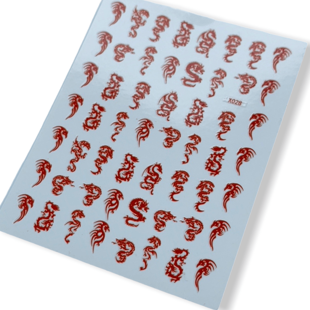 Red Dragon Stickers - JTessentials