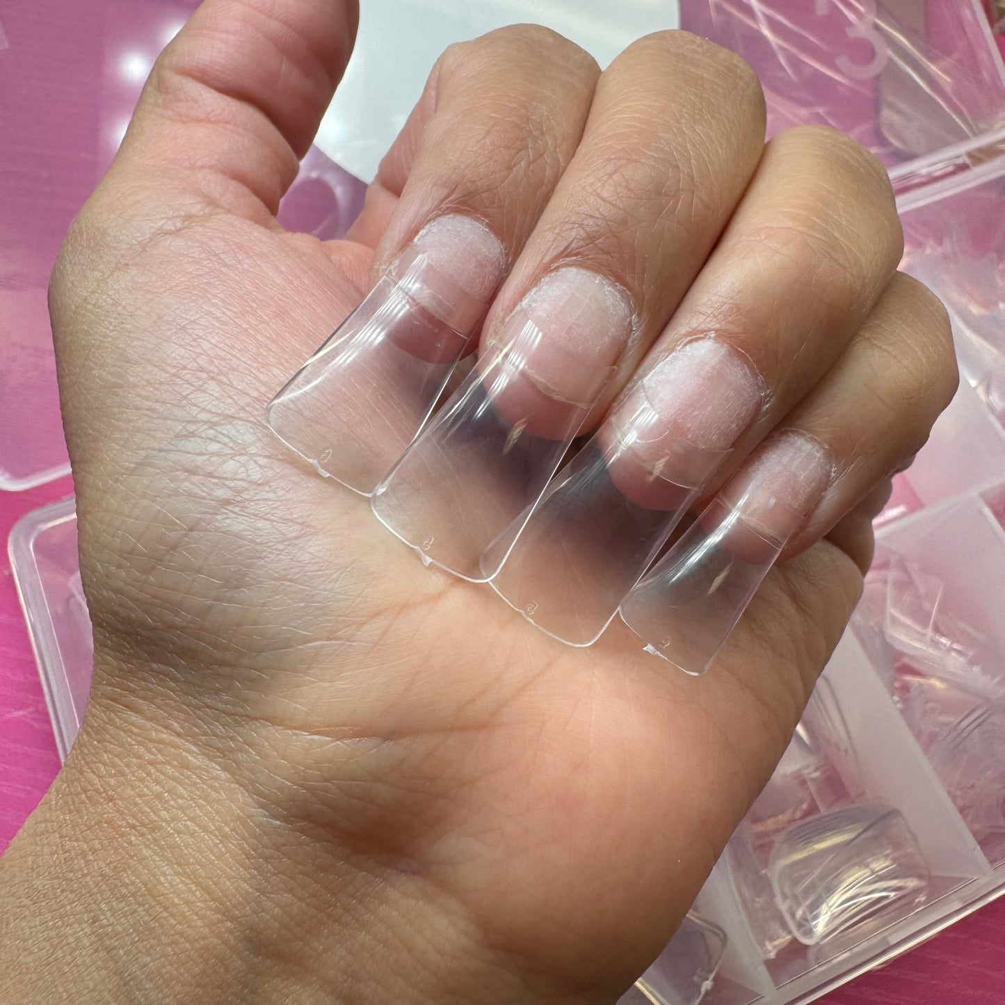 Short Duck Nail Tips - 360 Pcs Box for Unique Nail Designs - JTessentials