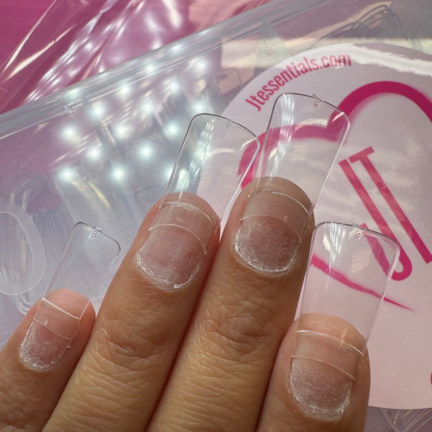 Short Duck Nail Tips - 360 Pcs Box for Unique Nail Designs - JTessentials