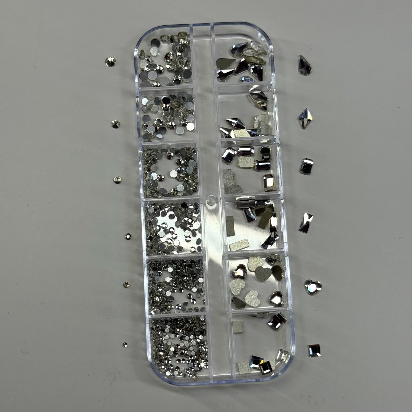 Silver Rhinestone Box - High Quality Rhinestone box - JTessentials