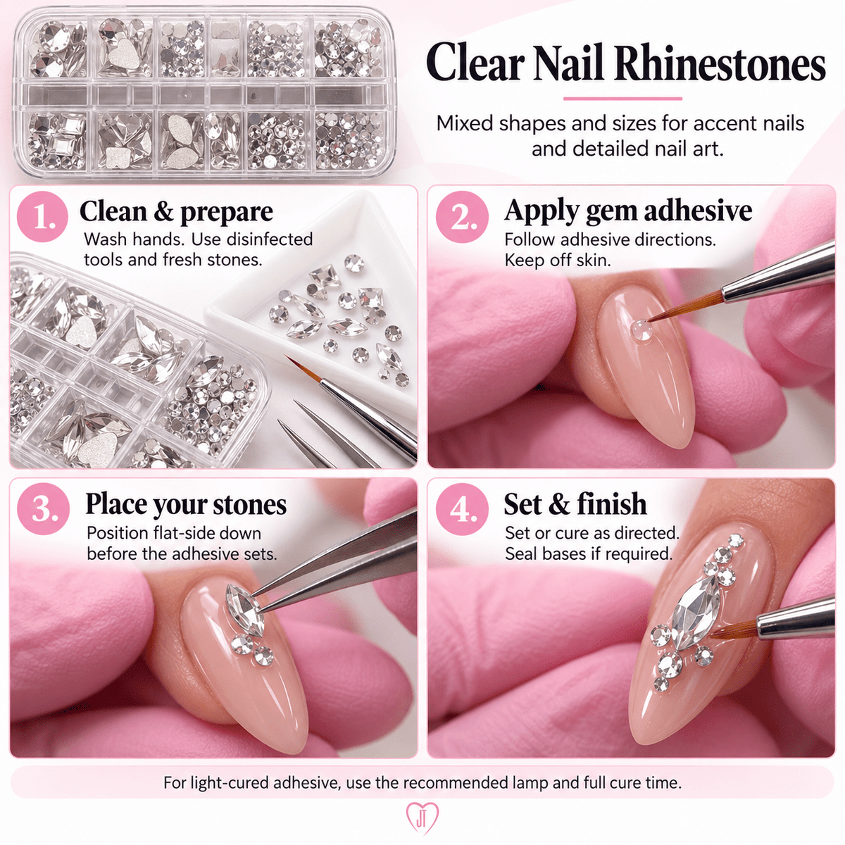Silver Rhinestone Box - Rhinestone box - JTessentials