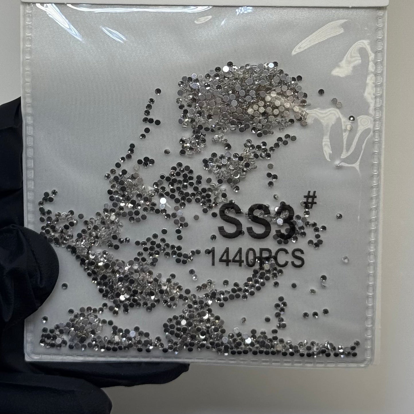 Ss3 - Silver rhinestone 1440 pcs - JTessentials